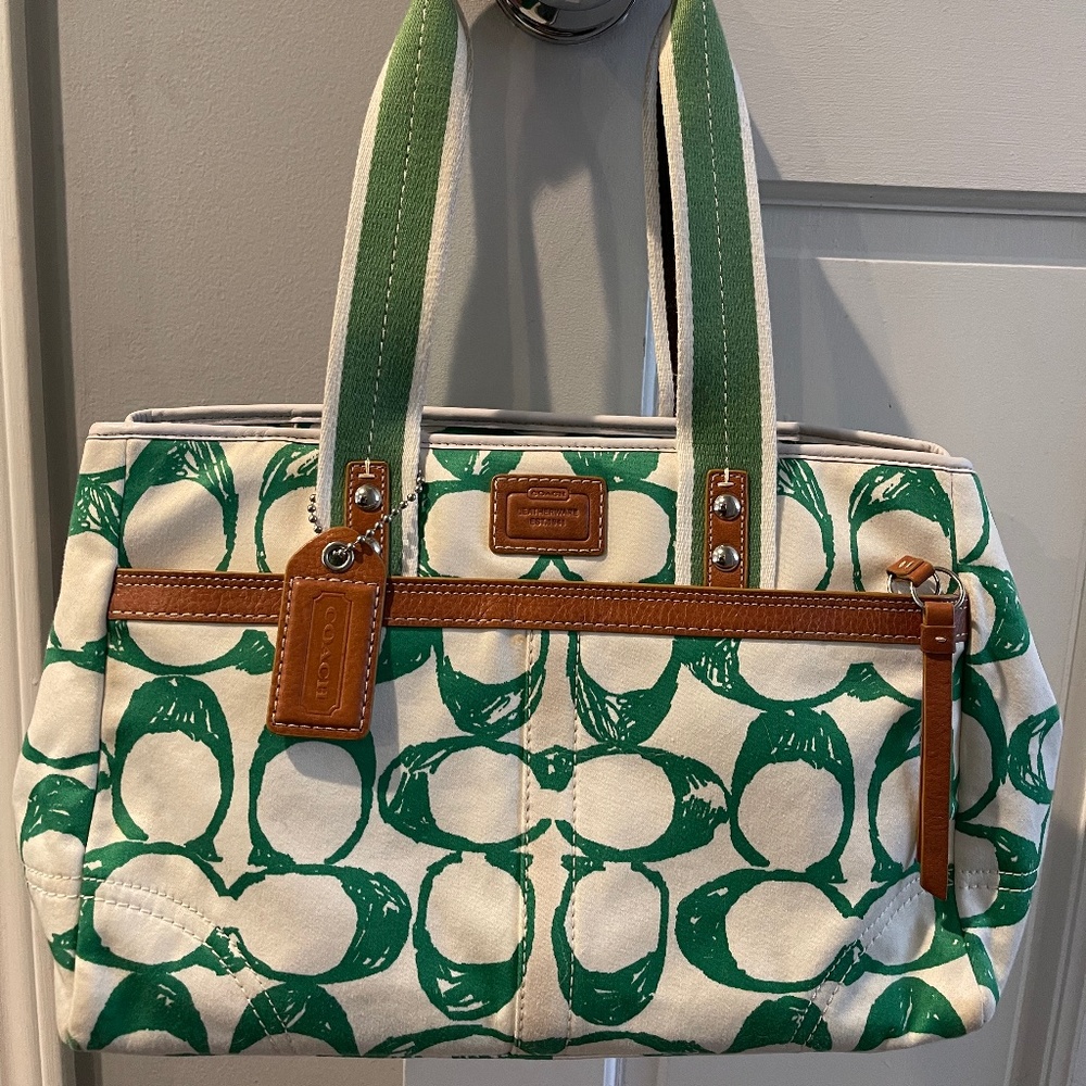 Canvas Coach Tote